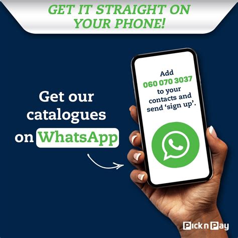 Sign up now to get catalogues sent via WhatsApp! The easy and .